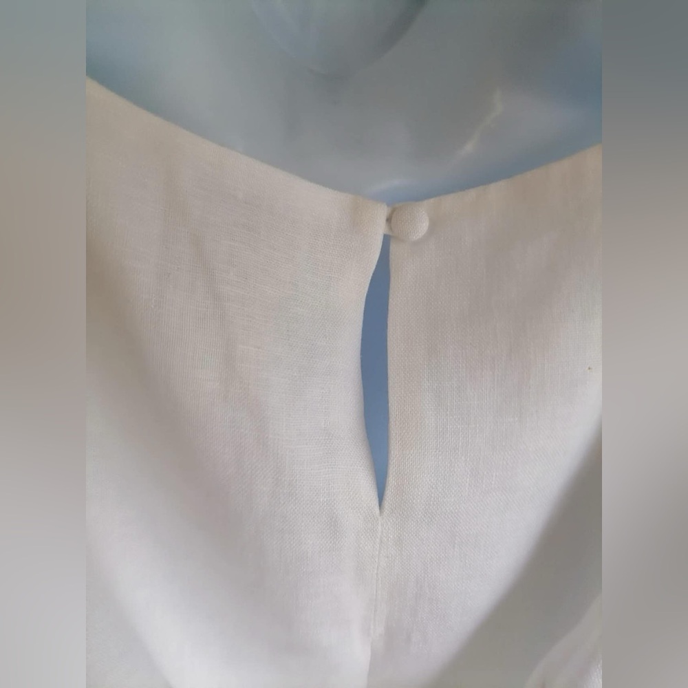 NEW Reformation Moya Linen Two Pieces - White Size 4 - Picture 8 of 13